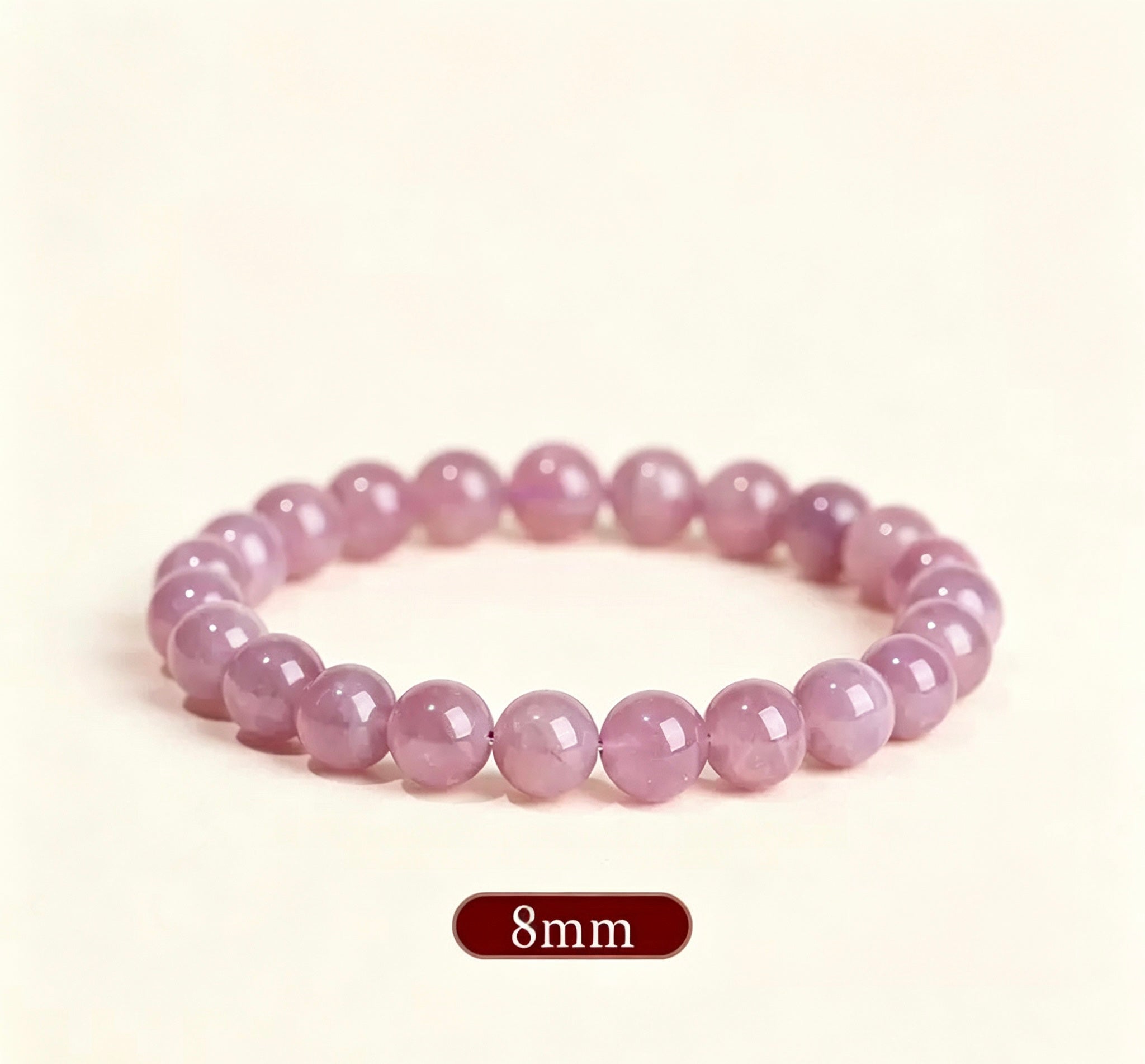 Natural Purple Madagascar Rose Quartz Bracelet