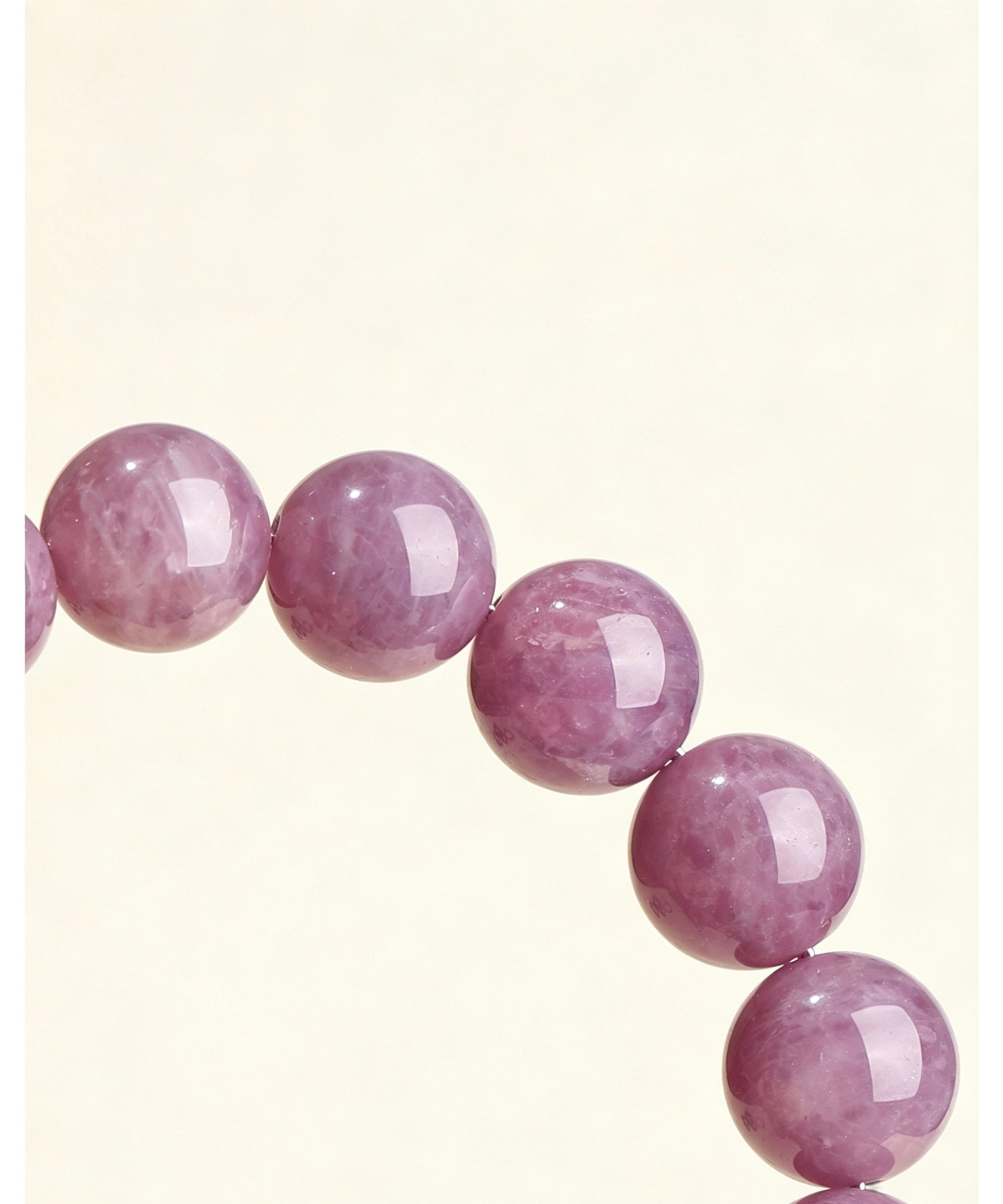 Natural Purple Madagascar Rose Quartz Bracelet