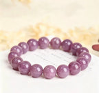 Natural Purple Madagascar Rose Quartz Bracelet