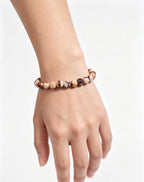 natural zebra-patterned red jasper Bracelet