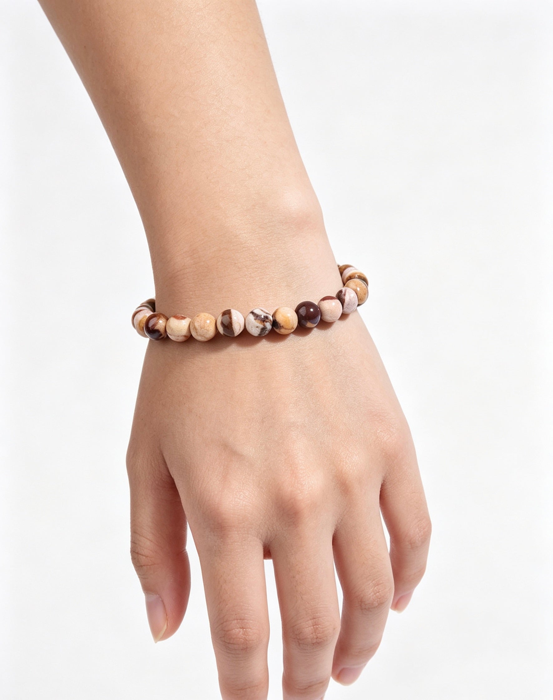 natural zebra-patterned red jasper Bracelet