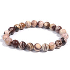 natural zebra-patterned red jasper Bracelet