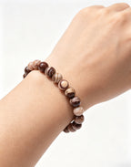natural zebra-patterned red jasper Bracelet