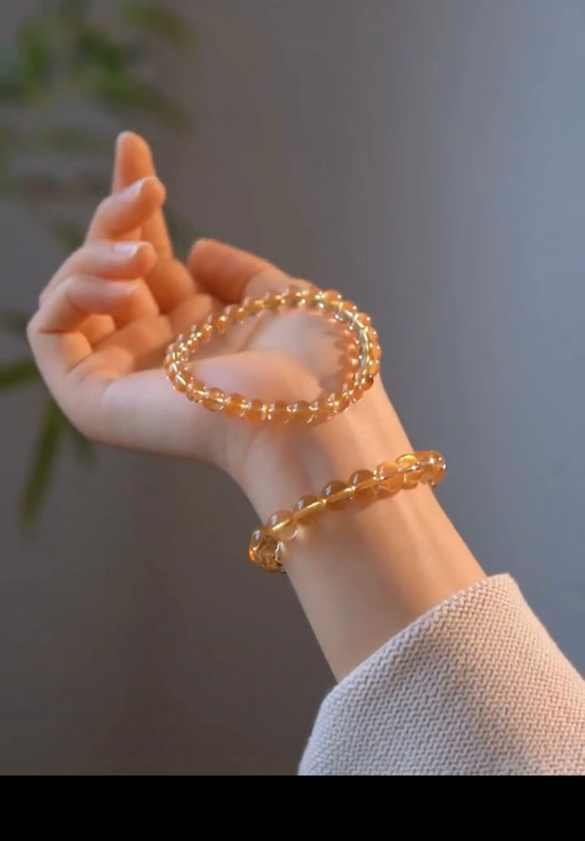 Natural Citrine Energy Bracelet