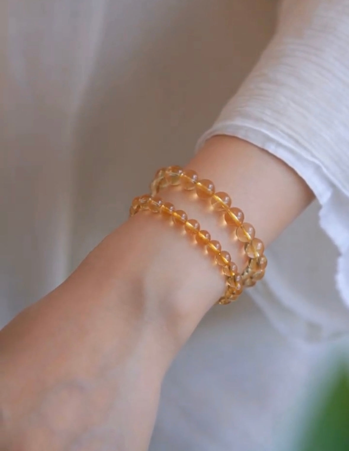 Natural Citrine Energy Bracelet