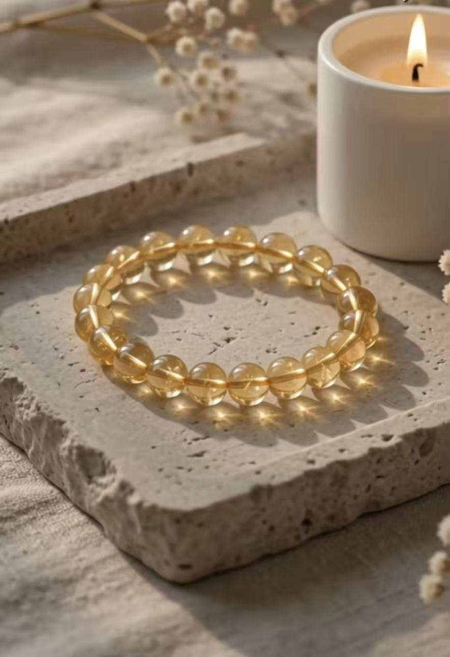 Natural Citrine Energy Bracelet