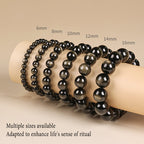 Black Obsidian & Golden Sheen Obsidian Bracelet