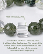 Green Phantom Quartz Energy Bracelet | Rooted Wealth & Growth