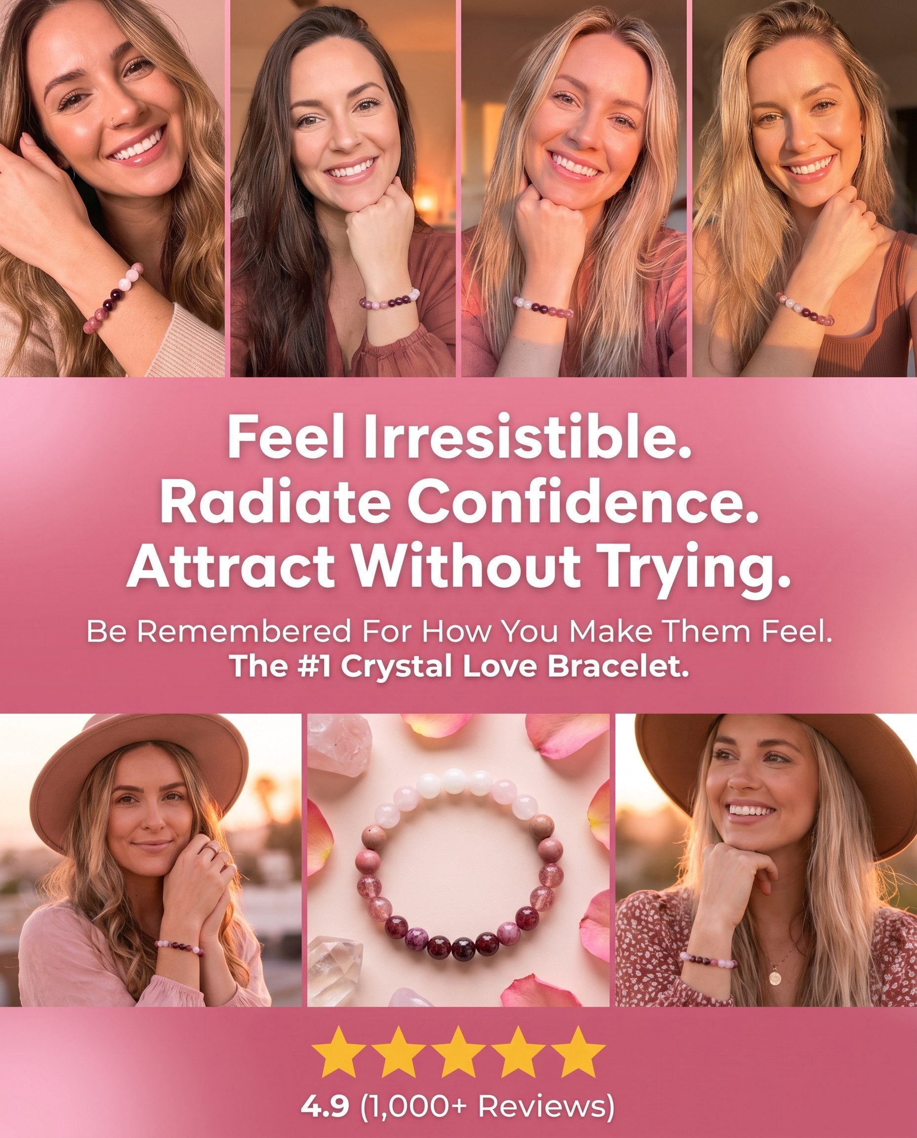 Love Spell Energy Crystal Bracelet