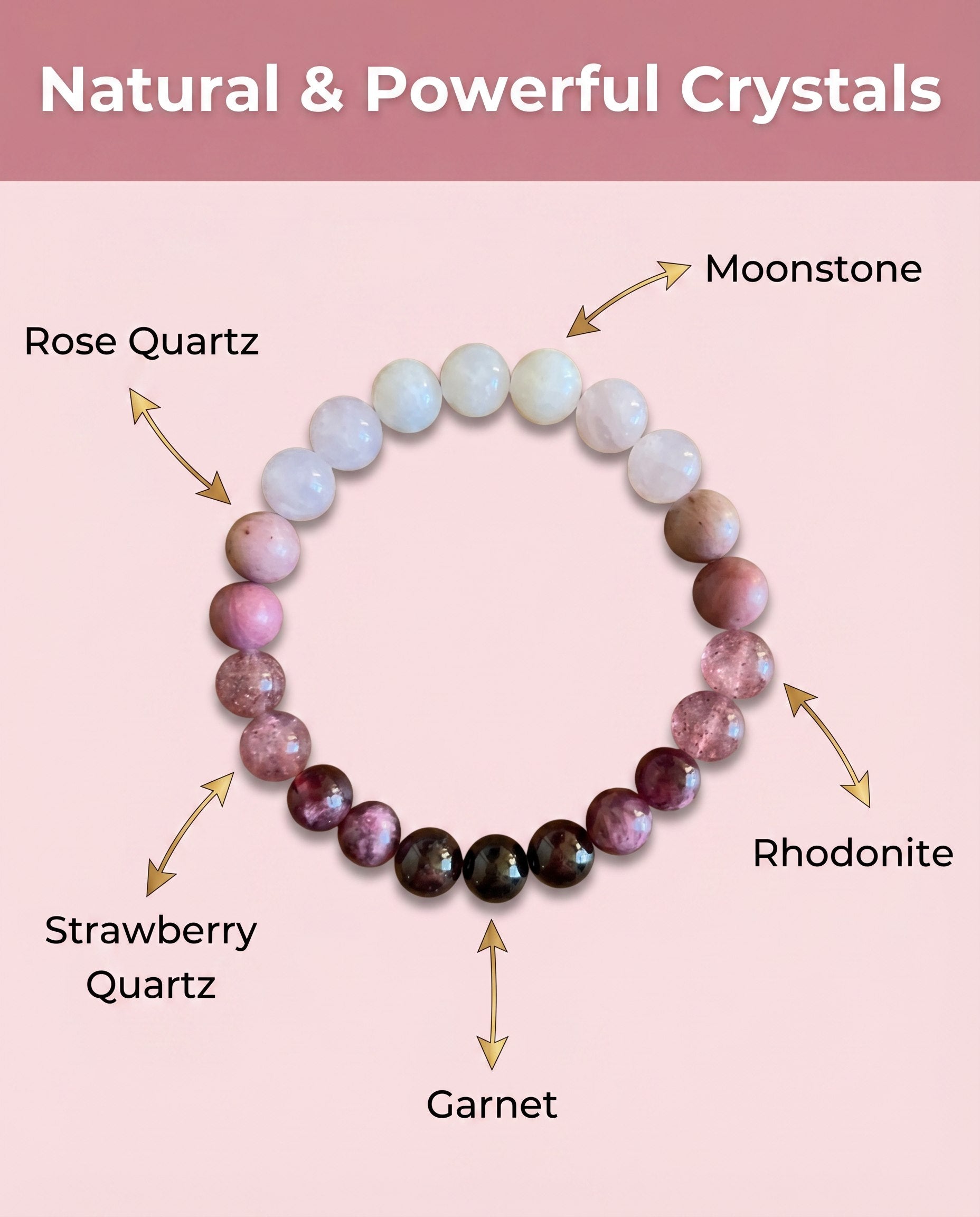 Love Spell Energy Crystal Bracelet